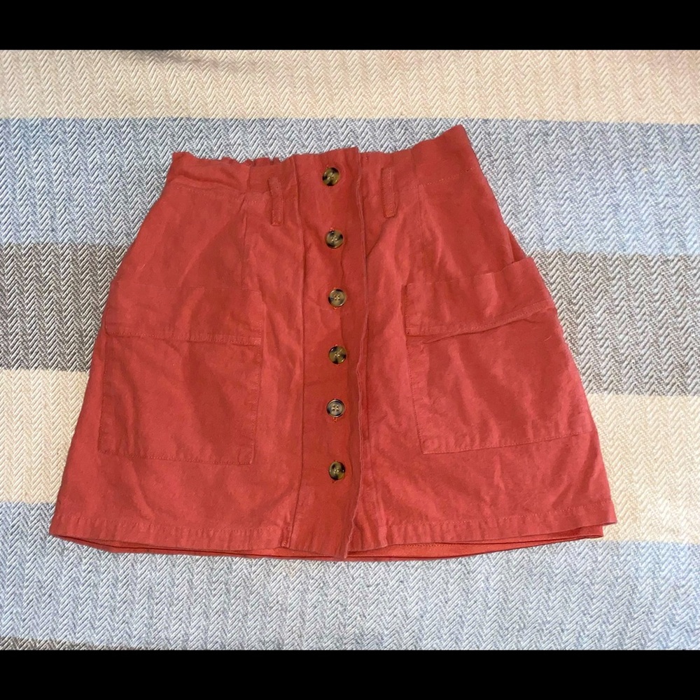 Peach skirt